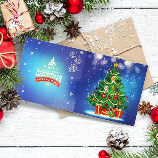 Handmade DIY Christmas Card Piece Diamond Painting - Velora
