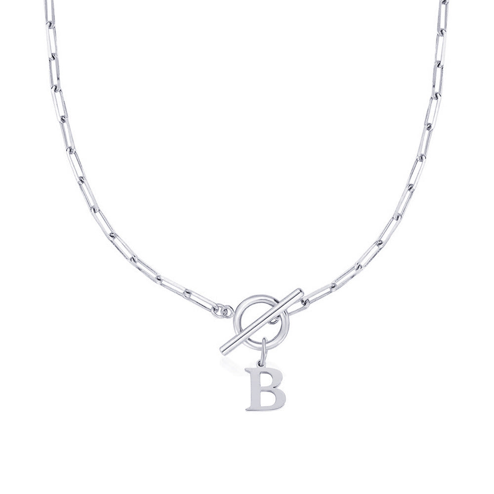 26 Letters Pendant Necklace For Women