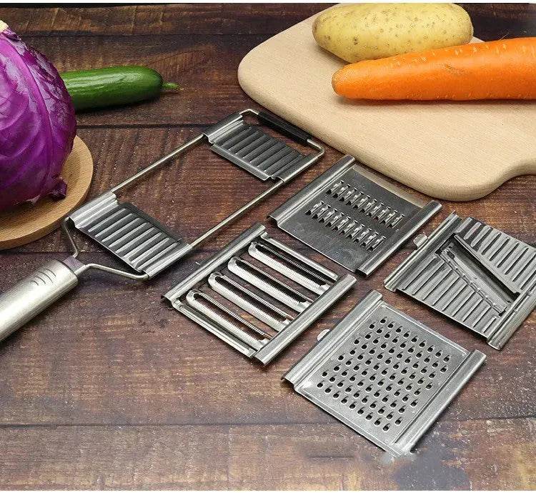 Stainless Steel Grater, Vegetable And Fruit Slicer, Peeler - Velora