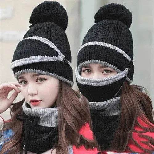 Buy Full Face winter cover knitted mask balaclavas for cold weathers - Velora