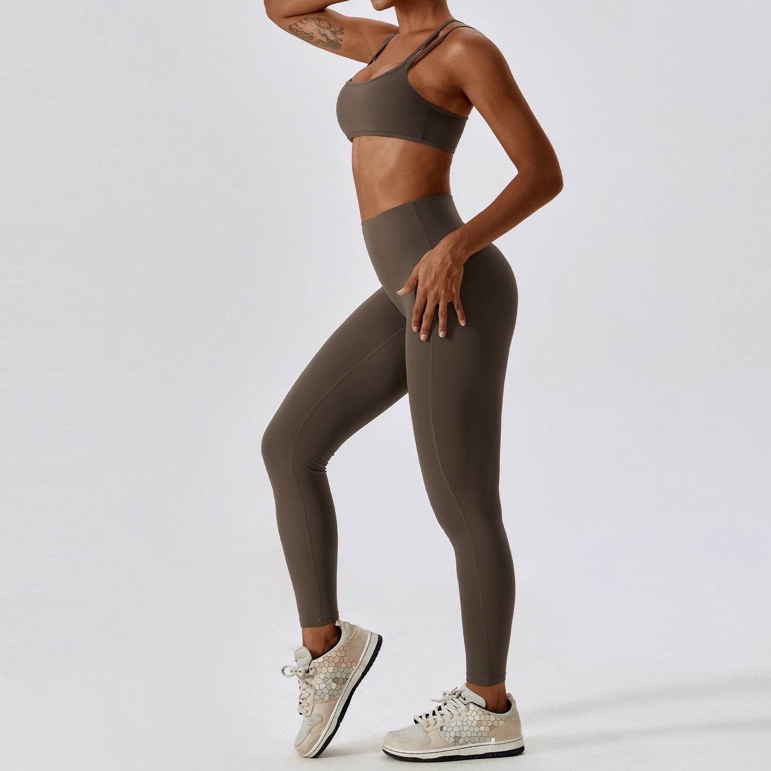 Breathable Quick-drying 2pcs Fitness Yoga Workout Clothes Sports Body-hugging set - Velora