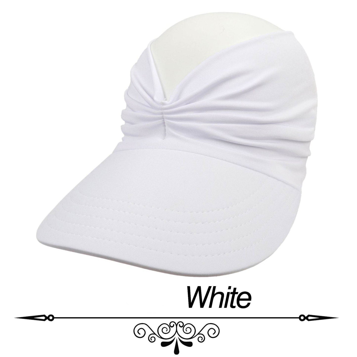 Summer Beach Visor Sun Hat for women Cross-border Spring Open Top UV protection Visor Hat - Velora