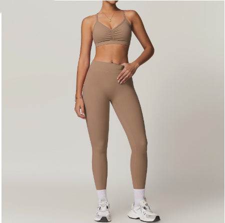 2pcs Yoga Outfit set Sport Fitness Workout Gym wear for women - Velora