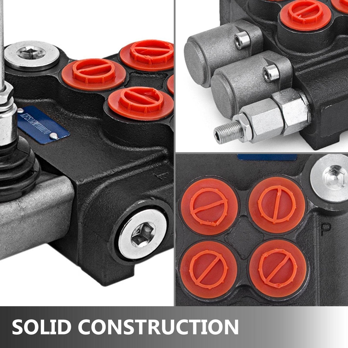 Hydraulic Valve 2 Spool Hydraulic Directional Control Valve 11gpm Hydraulic Control Valve Double Acting For Tractors Loaders Tanks - Velora