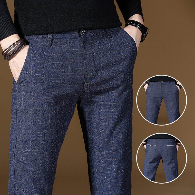 Fashion High Quality Men Spring Autumn Slim fit straight Trouser - Velora