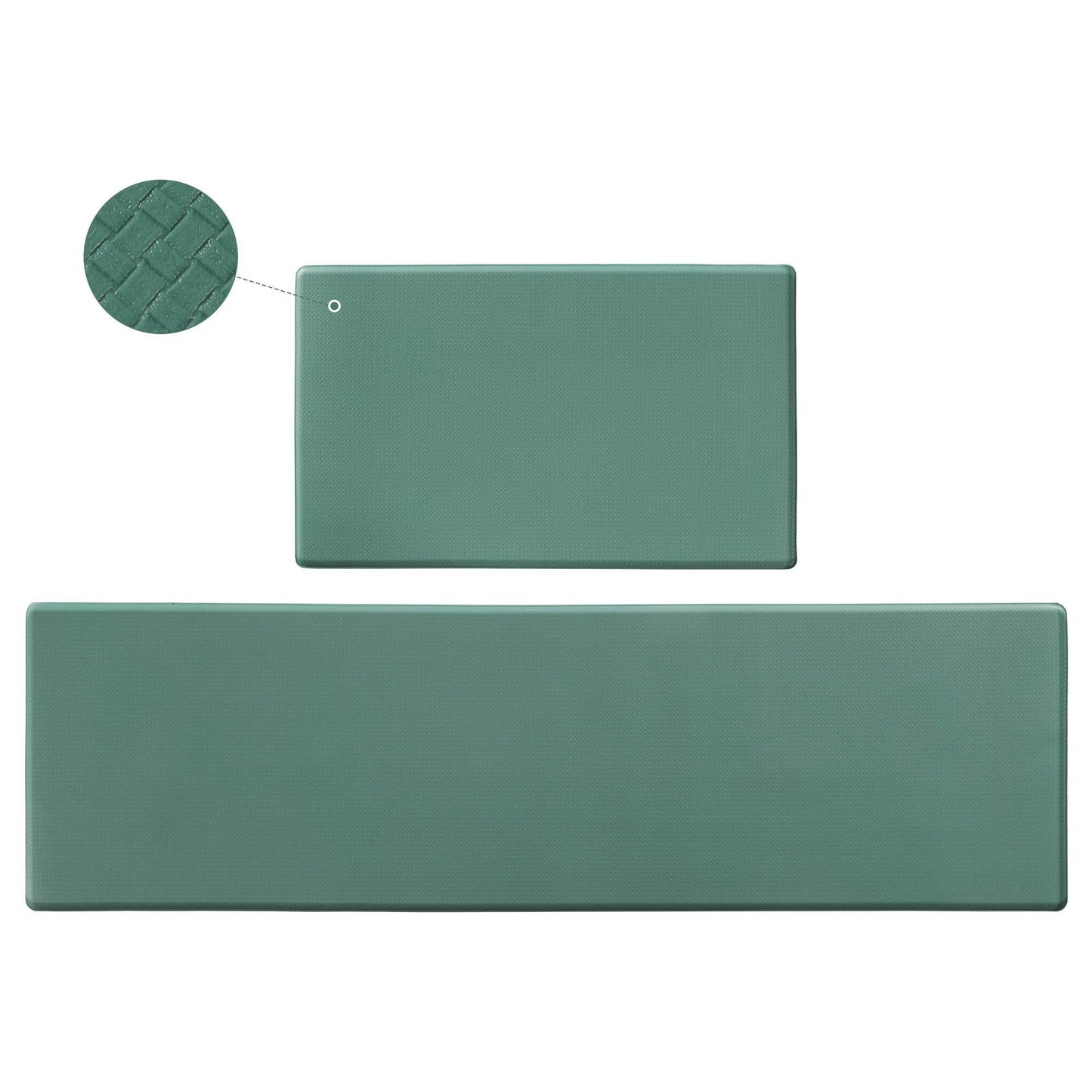 Kitchen Floor Mat Two-piece Set Of Non-slip, Waterproof Rug And Easy To Scrub For Home, Kitchen - Velora