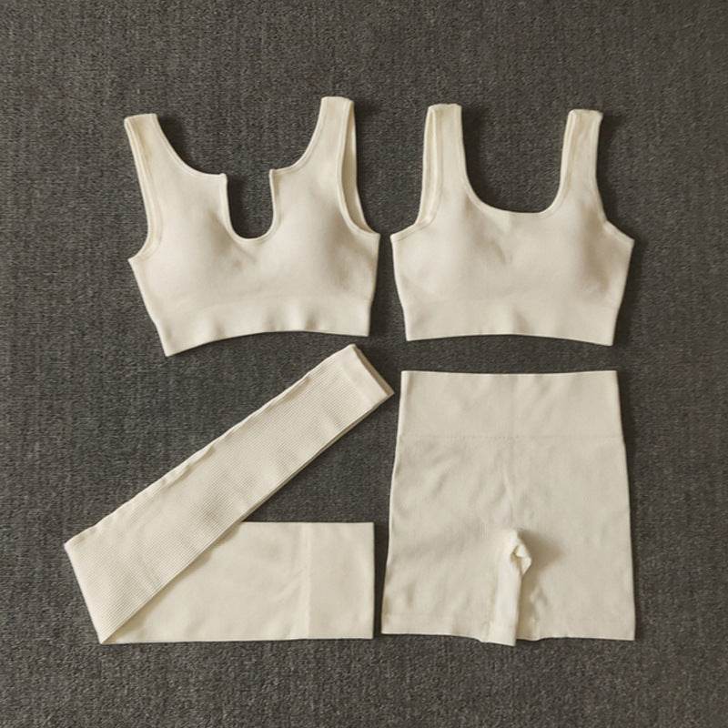 6pcs Yoga Workout Outfit set for women Gym clothes - Velora