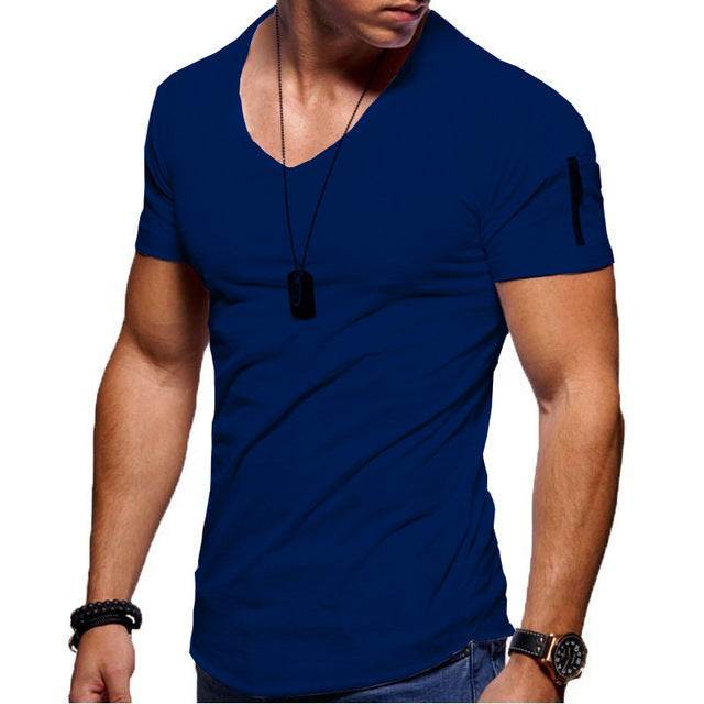 Men's Short Sleeve Cotton Casual Polo T shirt - Velora