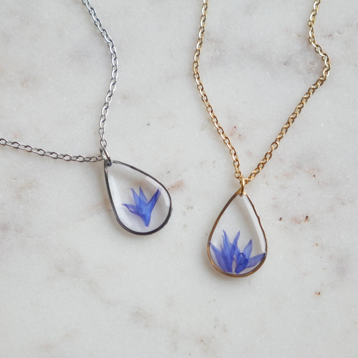 Collier Blu - goute (moyen) - Velora