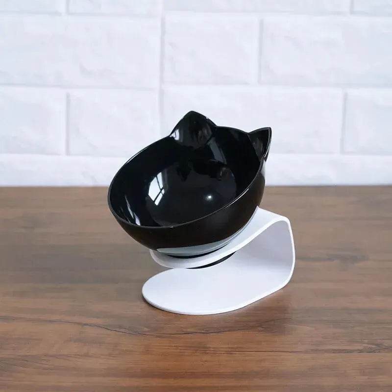 Elevated Double Food Bowl for Pets Cat Dog Food and water Bowl - Velora