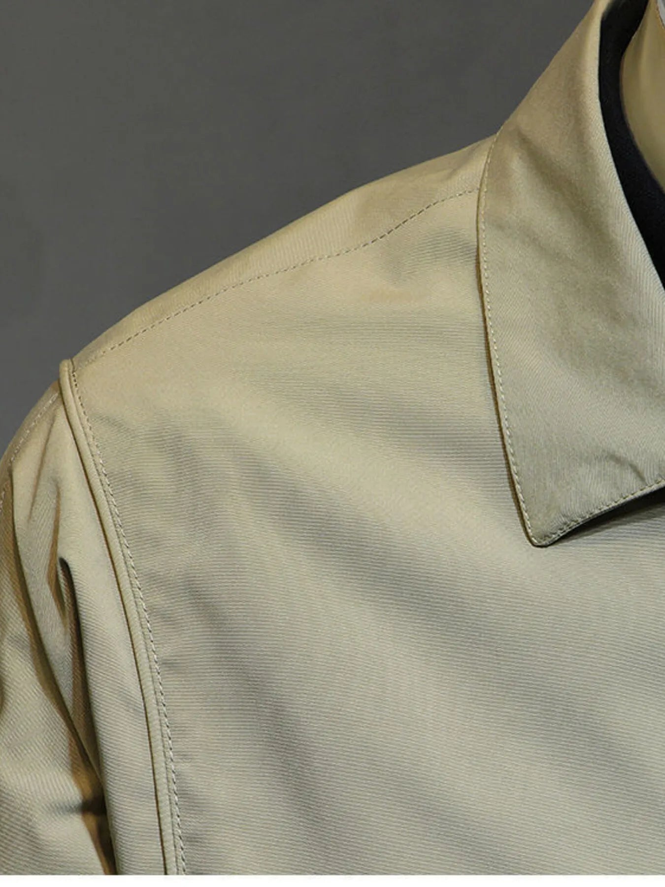 Men's Plus Size Snap Down Long Sleeve Jacket - Velora