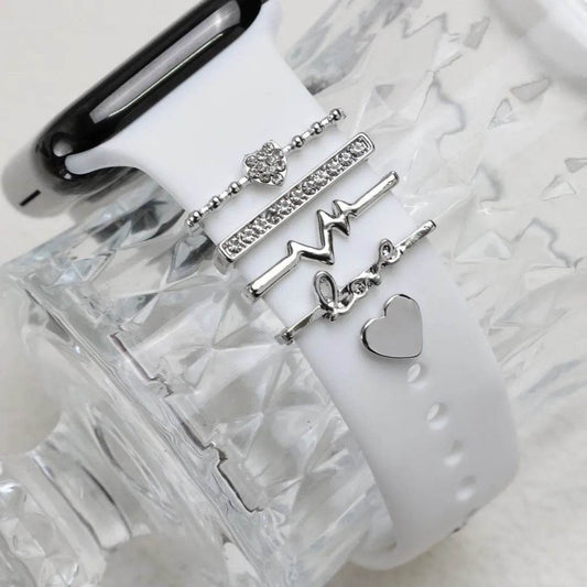 DIY Decorative Buckle Silicone Watch Strap Accessories - Velora