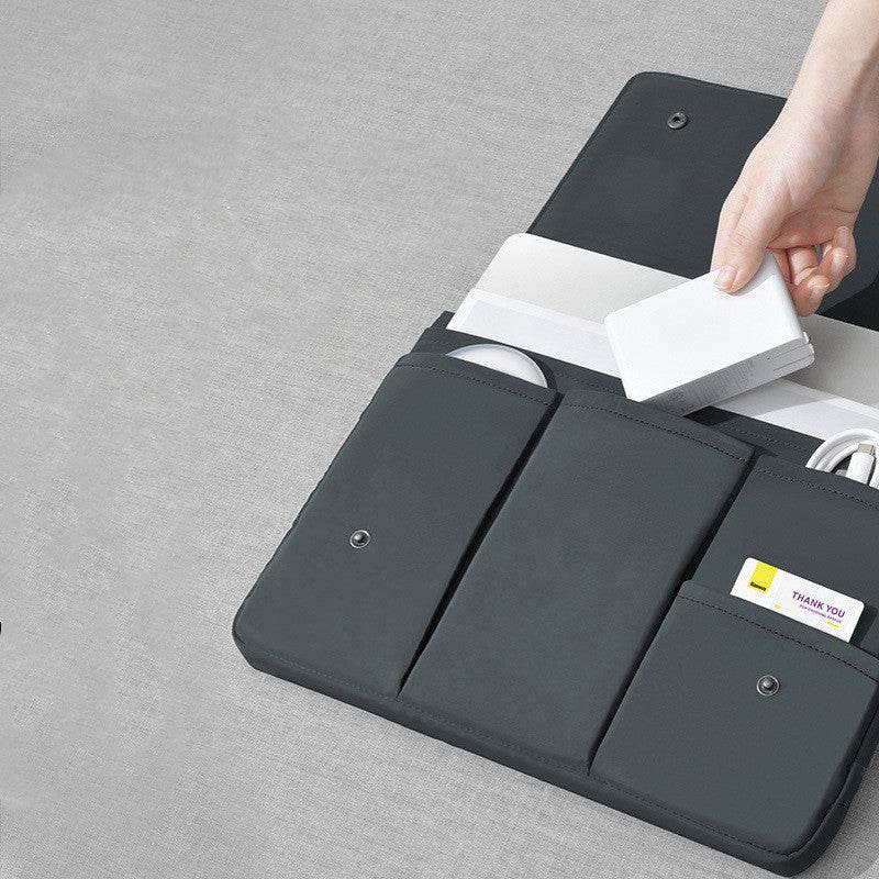 Black and white laptop bag laptop protective cover - Velora