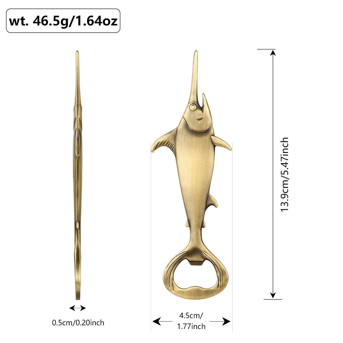 Creative Swordfish Handle Metal Beer Bottle Openers Kitchen Bar Accessories Tools Beer Gifts Beer Openors Kitchen Gadgets - Velora