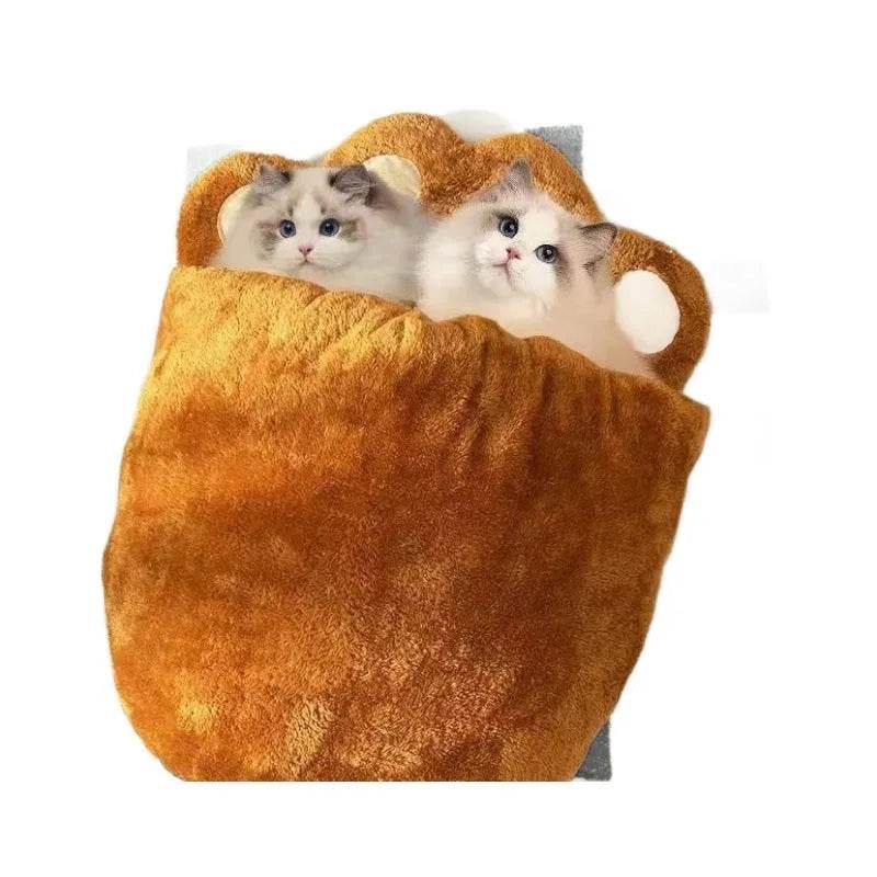 Winter Warm Thickened House Semi-closed Cat Nest - Velora