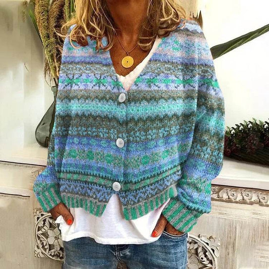 Printed Women's Sweater - Velora