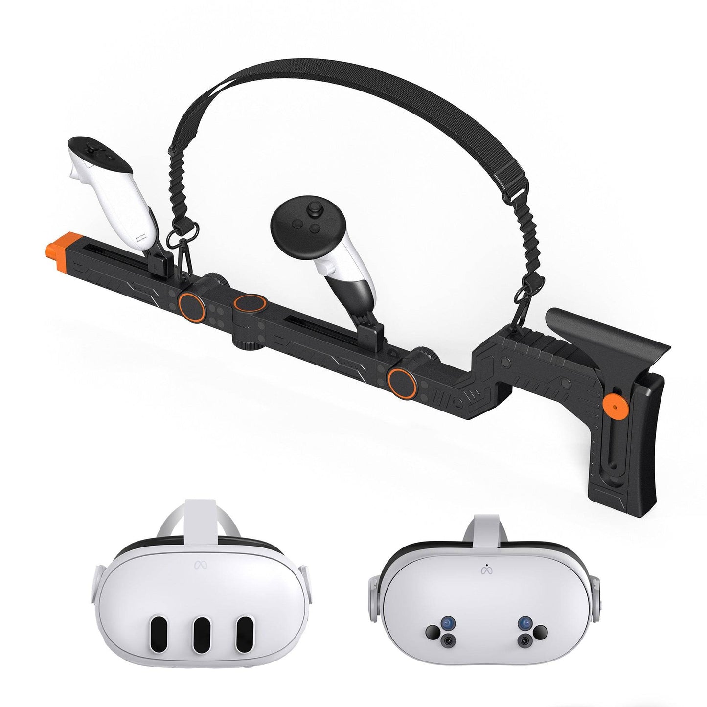 Quest 3 Gun Mount Submachine Gun VR Physical Auxiliary Accessories