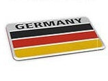 Alloy National Flag Car Decoration  Metal Car Sticker Velora