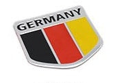 Alloy National Flag Car Decoration  Metal Car Sticker Velora