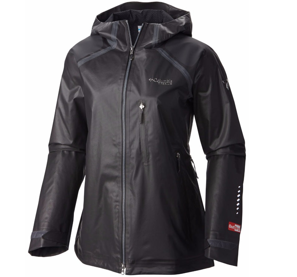 Columbia Titanium Womens Outdry Ex Diamond Tech Rain Jackets XS and Small - Velora