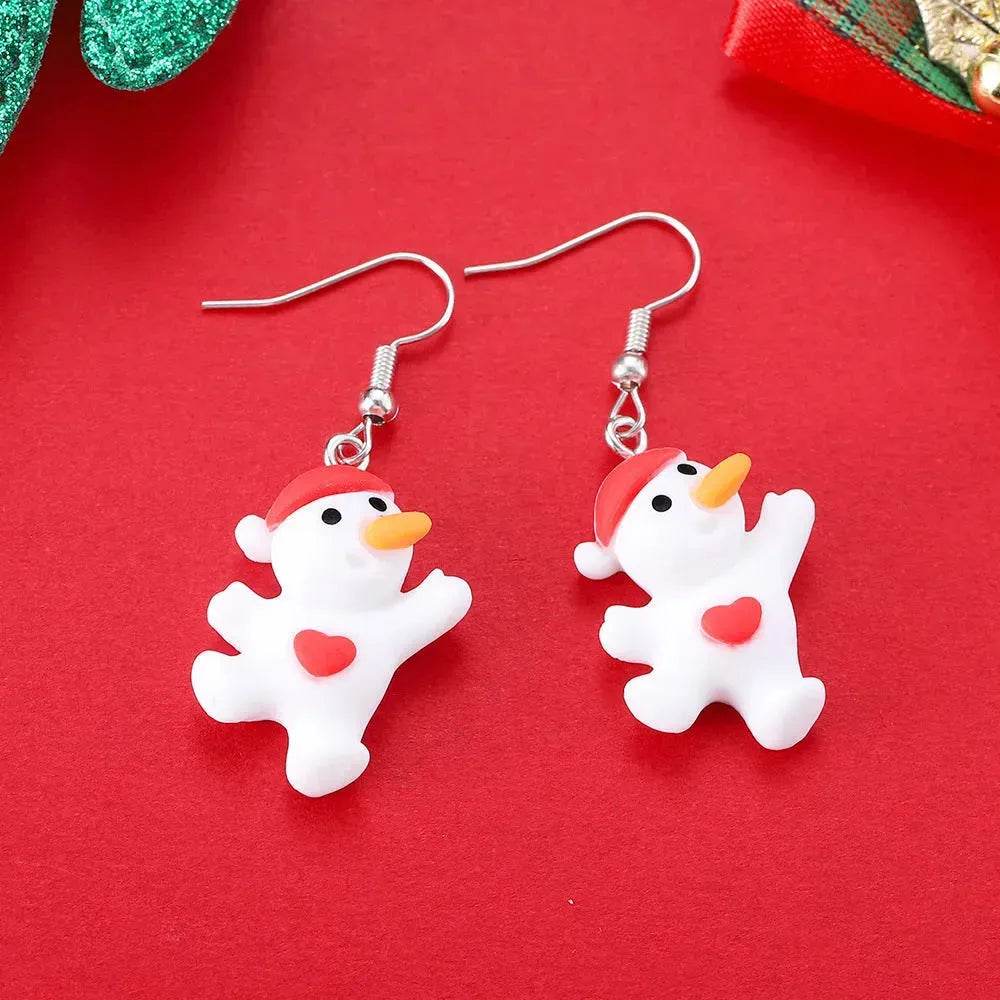 Creative Cartoon Christmas Earrings Fashion - Velora