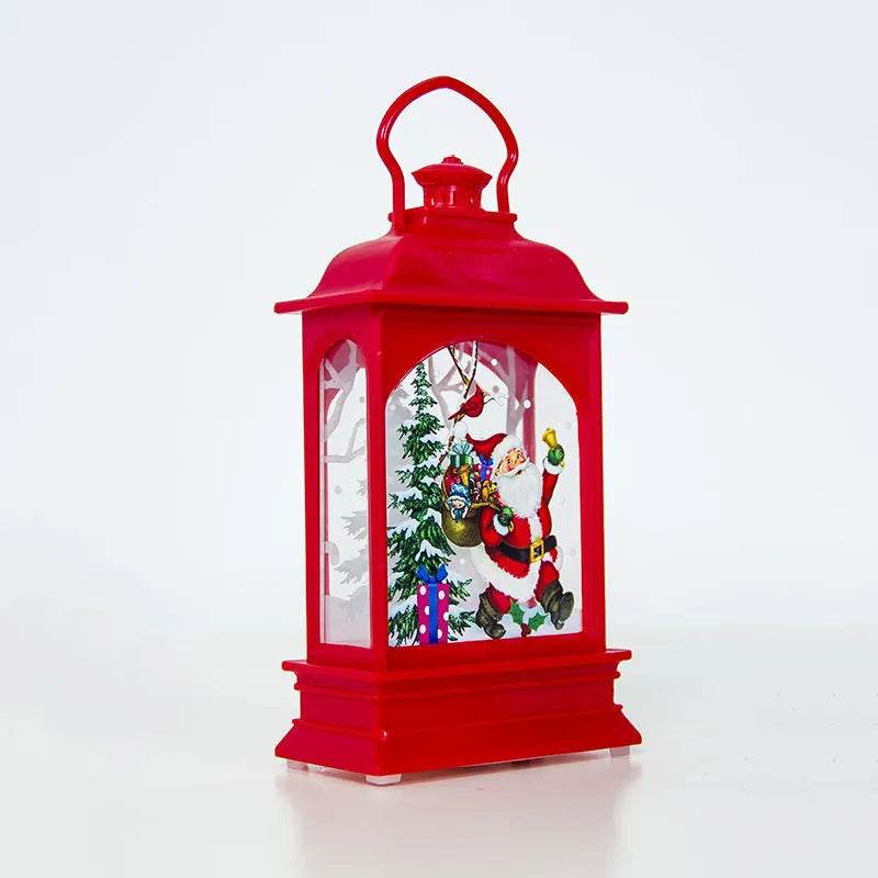Christmas Decorations Portable Christmas Light Painted Transparent Ornaments - Velora