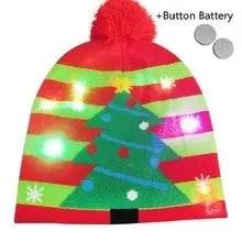 LED Light Christmas  Beanies