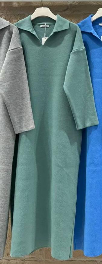 Collared Long Dress - Velora