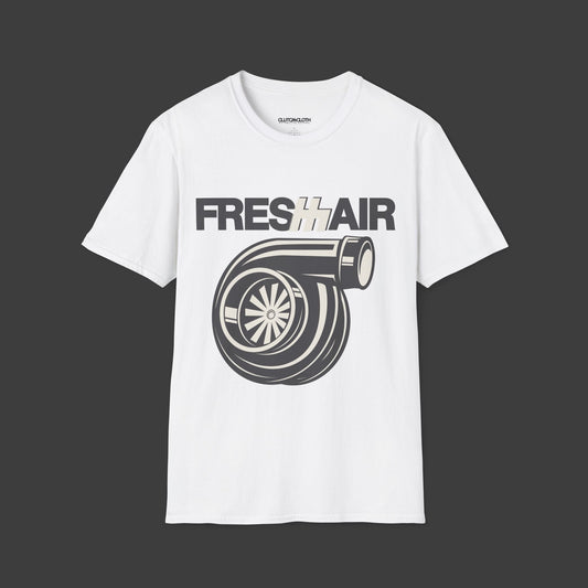 Fresh Air Turbo Automotive Graphic T-Shirt | Mens & Womens (Unisex) - Velora