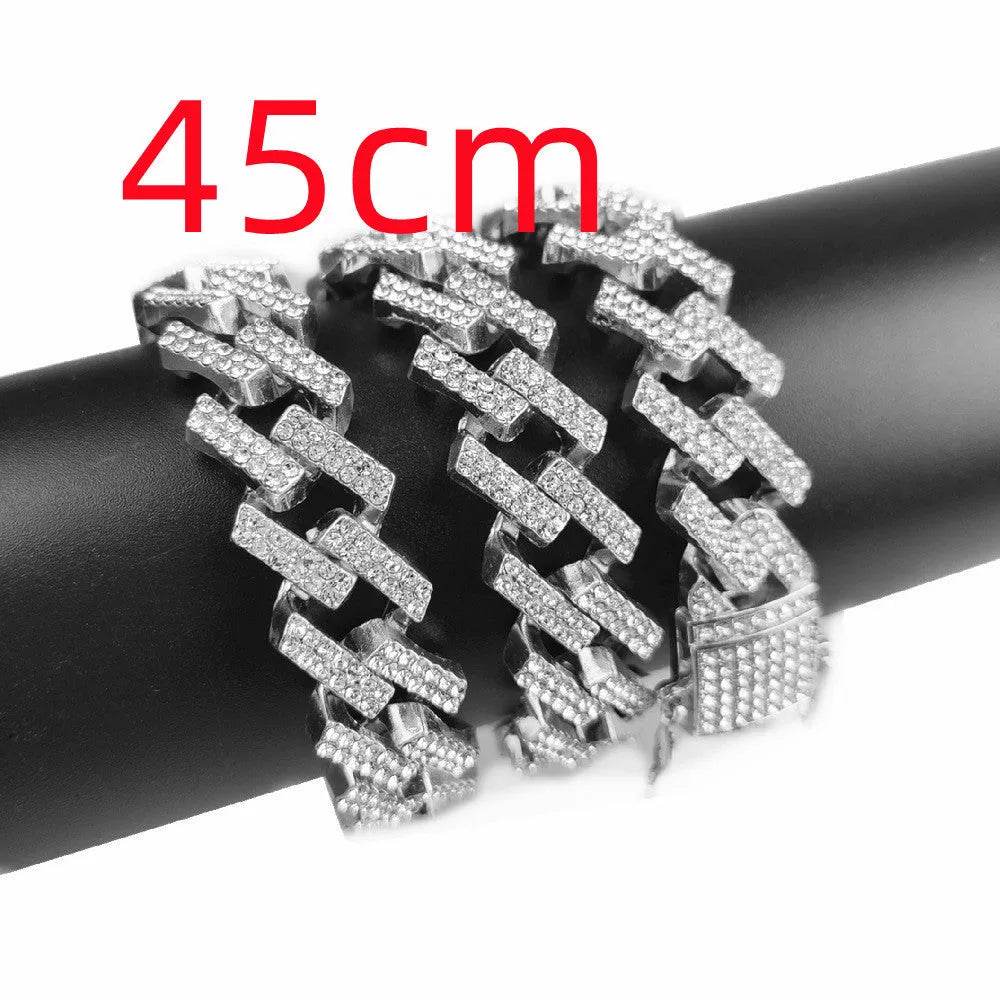 Men's Hip Hop Cuban Link Chain Bracelet - Velora