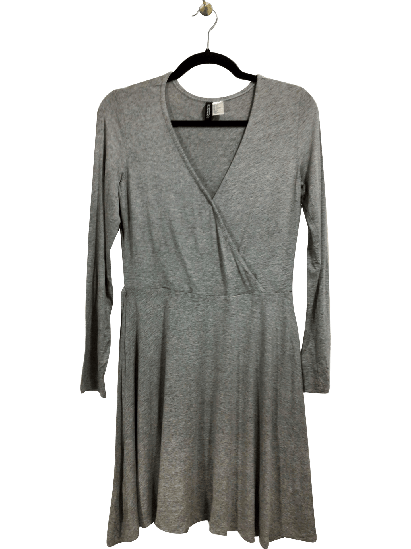 H&M Regular fit Midi Dress in Gray - 10 - Velora
