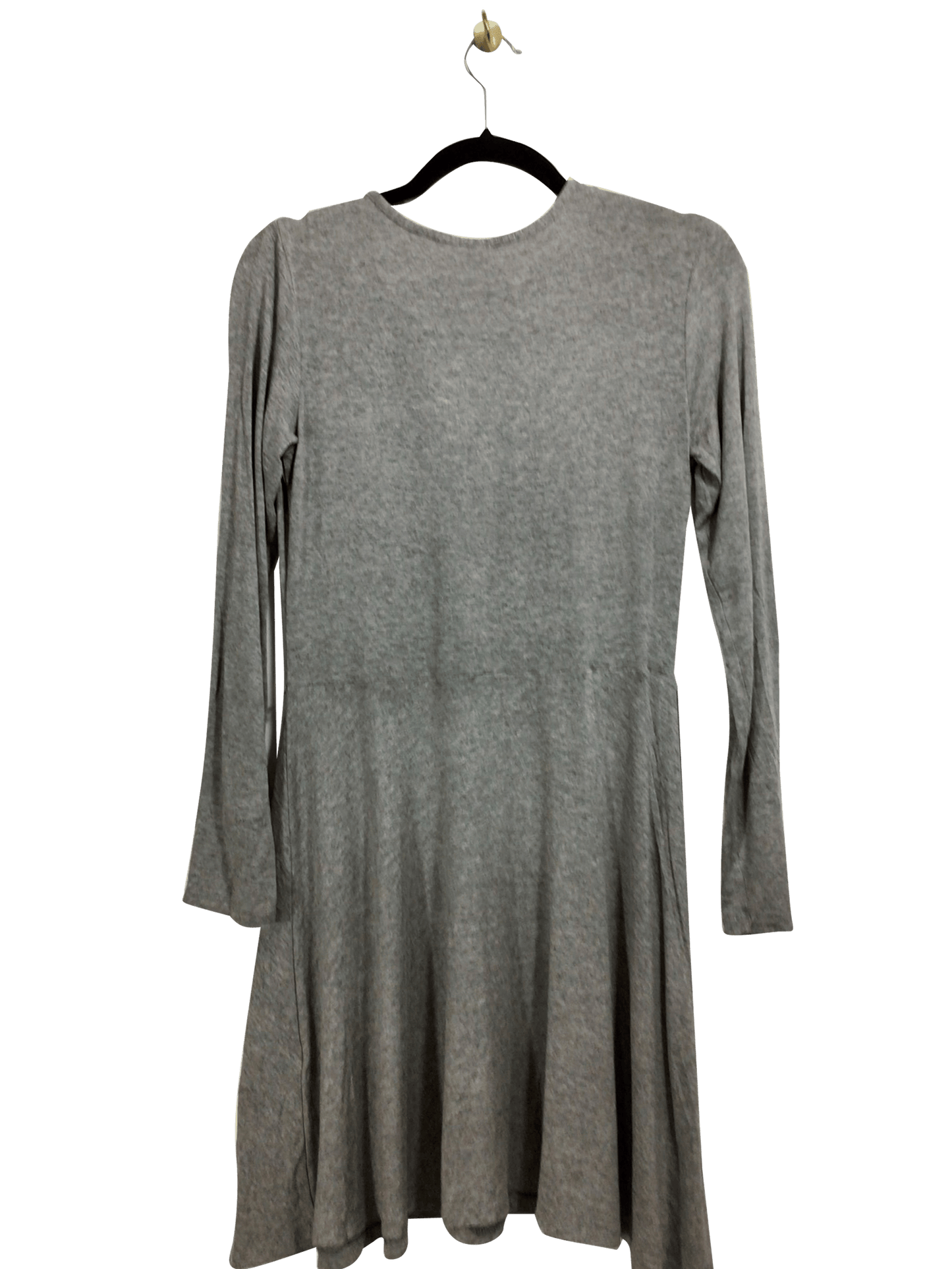 H&M Regular fit Midi Dress in Gray - 10 - Velora