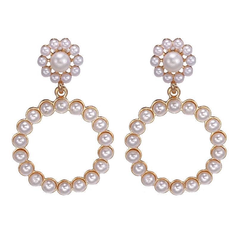 Elegant pearl earrings - Velora