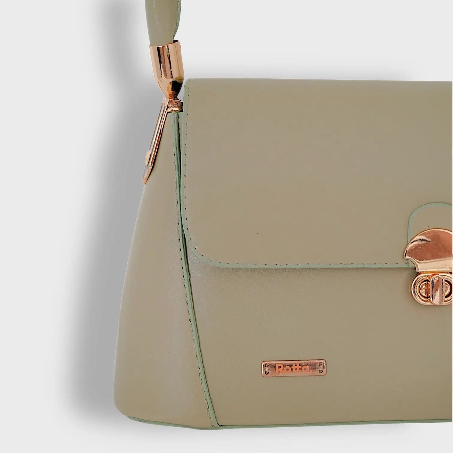 SERENE - Top Handle Shoulder Bag in Green - Velora