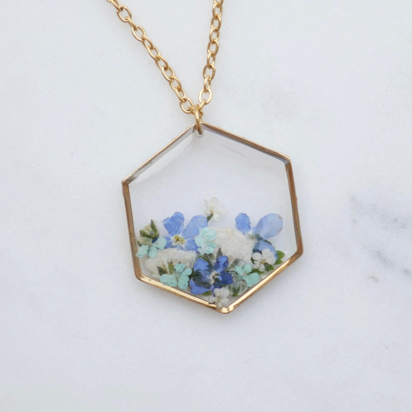 Collier bouquet - hexa (moyen) - Velora