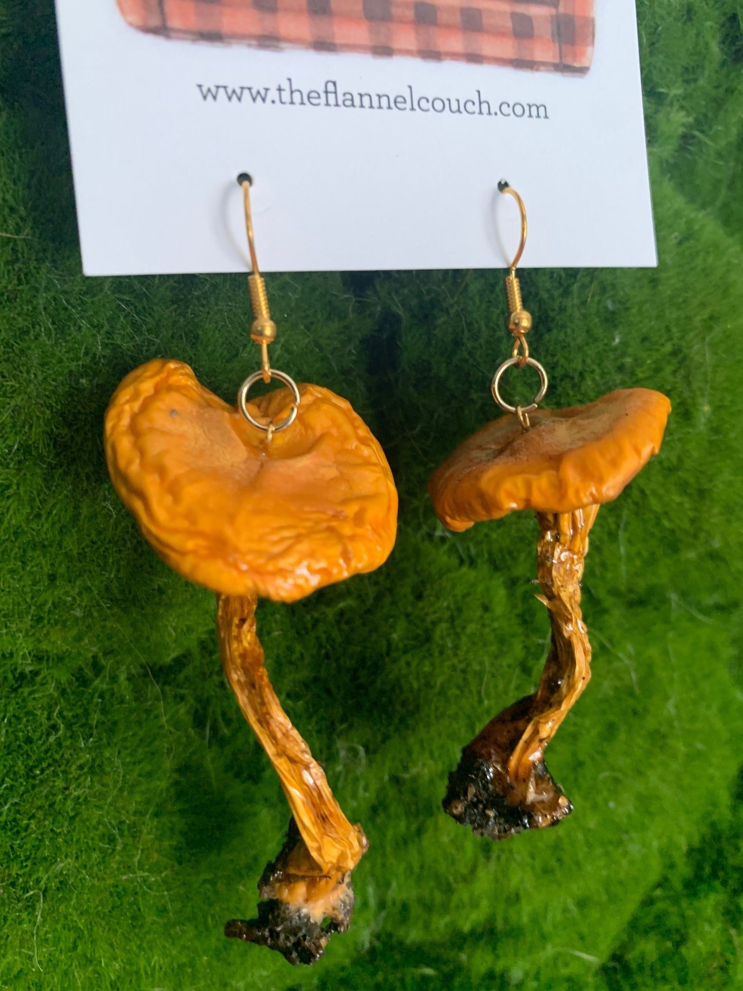 Wild Ontario Mushrooms Earrings www.Shopthatapp.com