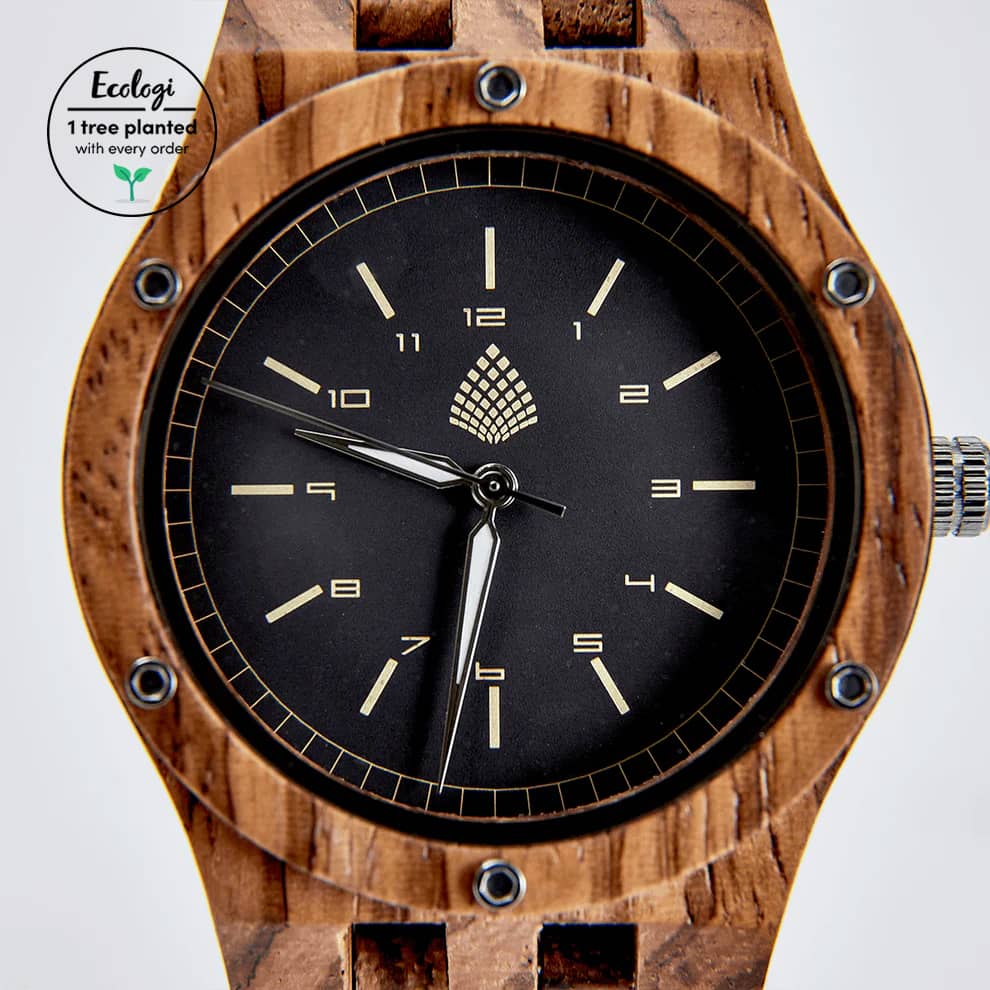 The Yew: Wood Watch for Men - Velora Luxury Fashion