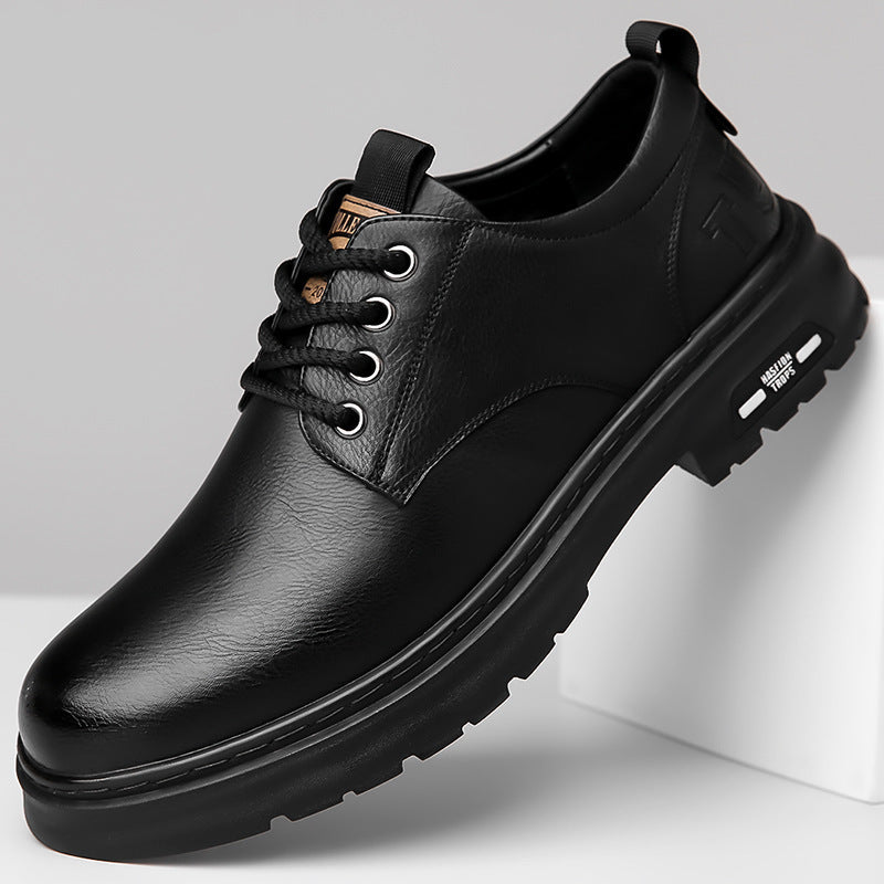 Retro Outdoor Men's Shoes Big Toe Casual Leather Shoes - Velora