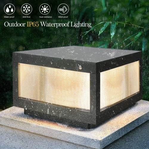 Solar Wall Light With Dimmable LEDs Landscape Pathway Light - Velora