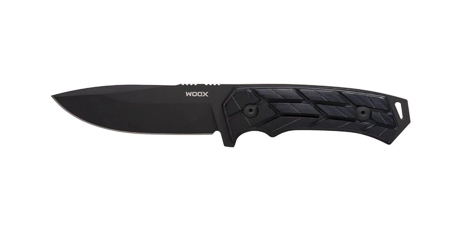 WOOX Rock 62 Mil-Spec Knife, Black Blade with XGRIP Handle - Velora