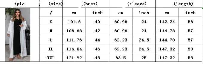 Middle East Modern Girls' Fashion Women's Jumpsuit and Abaya Kimono - Velora