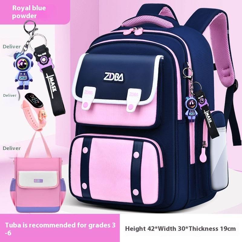 Elementary School Spine Protection Backpack Water resistant School bag - Velora