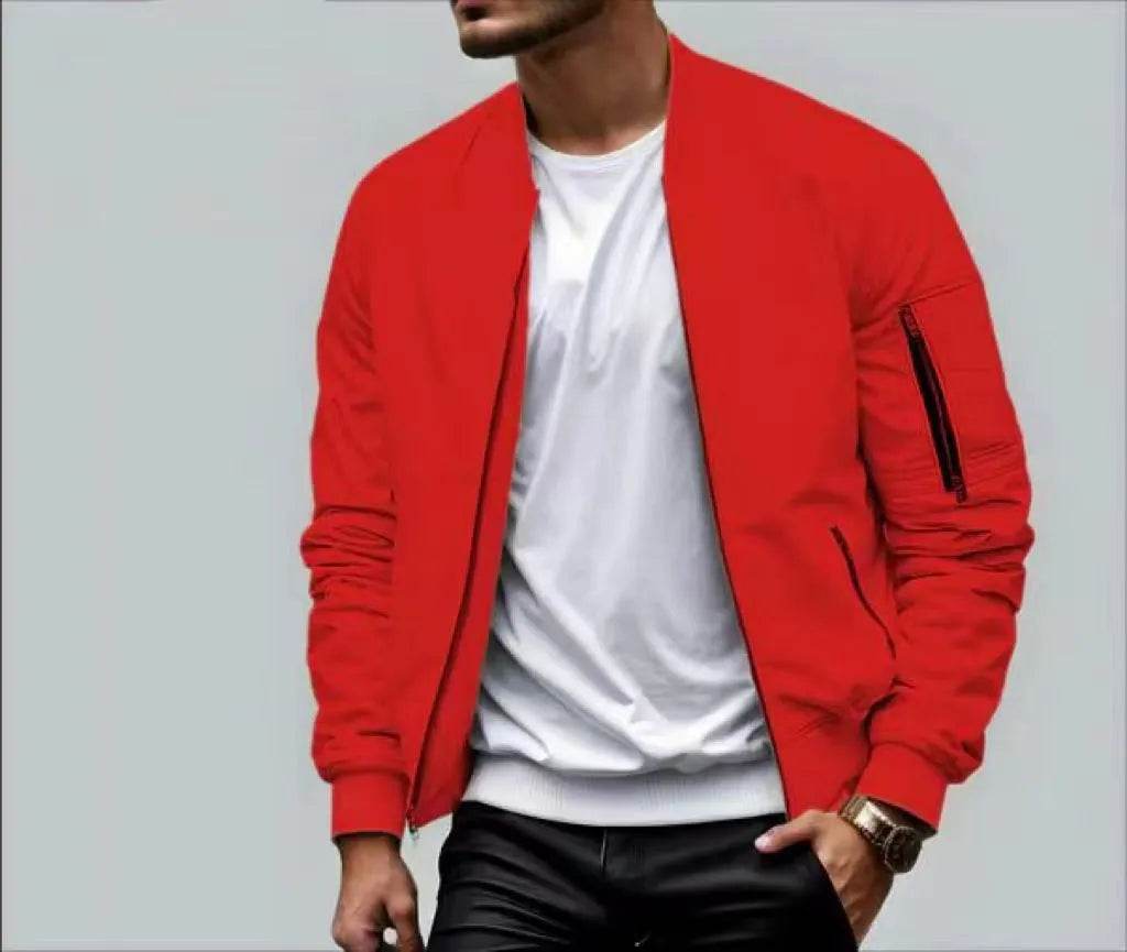 Men's Casual Baseball Varsity Jacket Spring And Autumn - Velora