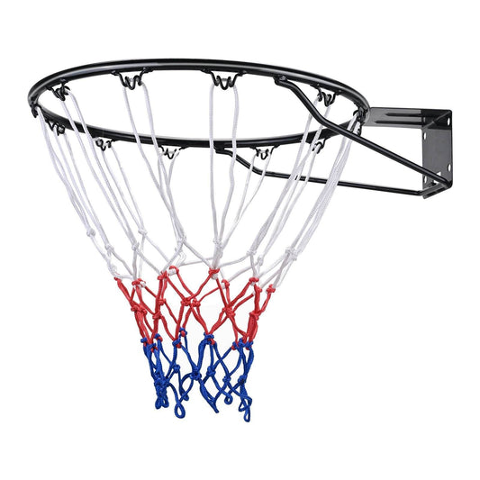 Wall Mounted Basketball Hoop – Heavy Duty Q235 Flex Rim with Net