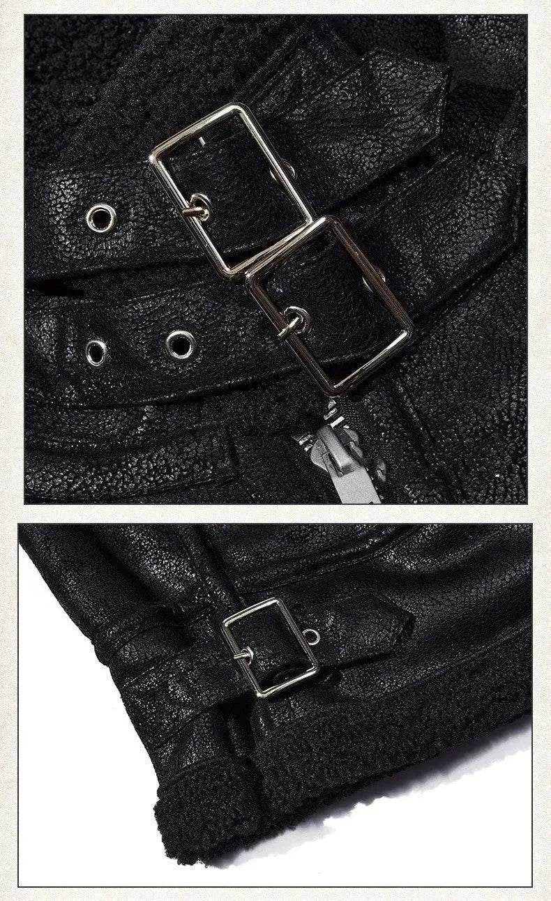 All-in-one Buckled Cotton Coat Jacket Men - Velora