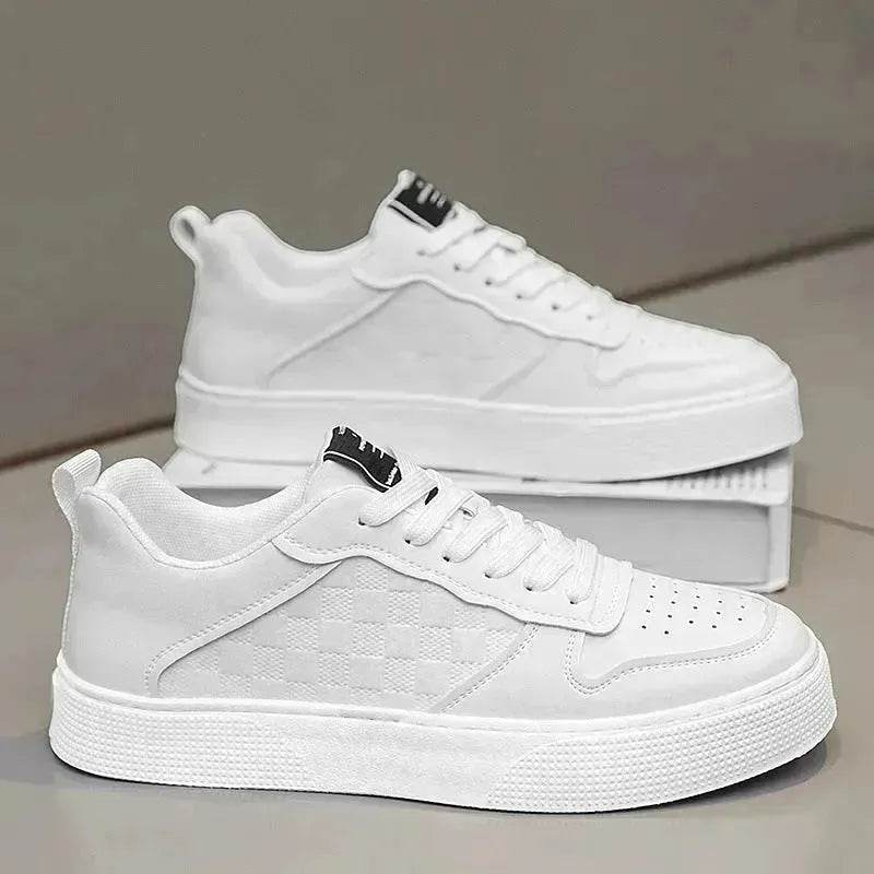 Casual Lace-up Sneakers Men Fashion Breathable Platform Sneakers Shoes Outdoor Sports sneakers . - Velora