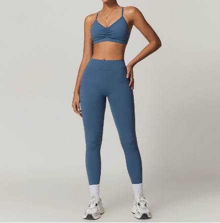 2pcs Yoga Outfit set Sport Fitness Workout Gym wear for women - Velora