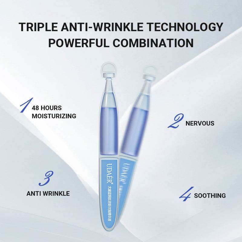 UDAER Blue Copper Peptide Serum Essence Rejuvenating Moisturizing Anti-wrinkle, Soothing And Repairing - Velora