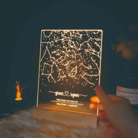 Premium Personalized Night Light Gift For Birthday - Velora