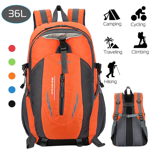 36L Outdoor Backpack Waterproof Daypack Travel Knapsack - Velora